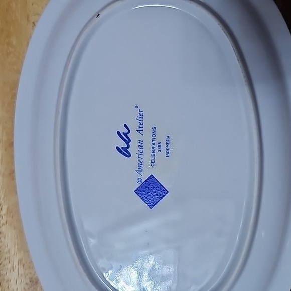 New Celebrations American Atelier Bloomingdale's Judaica Gravy Bowl Under Plate! - Picture 7 of 7